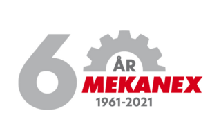 Mekanex logotyp 60 år